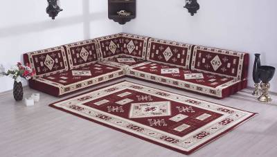 Artur Red Patterned Yer Set