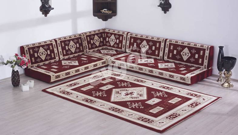 Artur Red Patterned Yer Set - 1