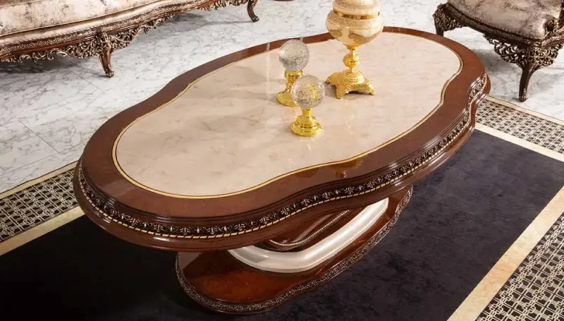 Asya Ceviz Klasik Koltuk Takımı - 6