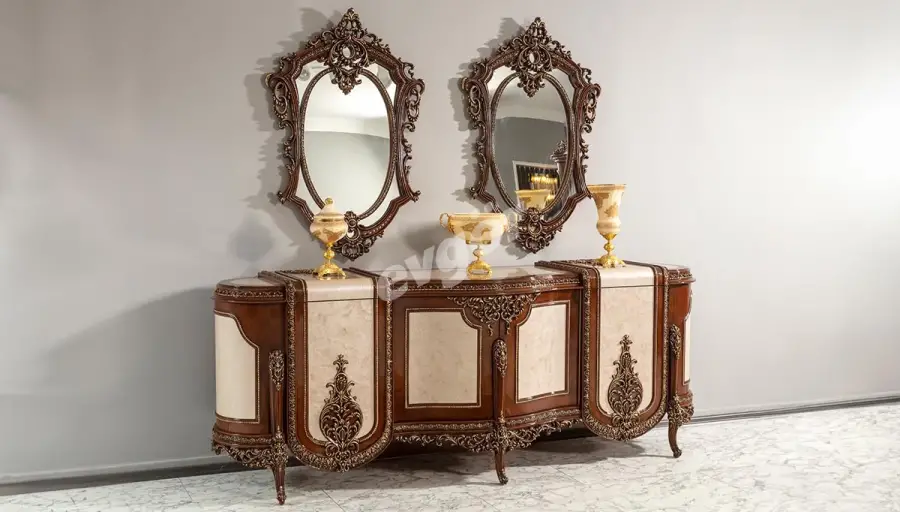 Asya Ceviz Klasik Yemek Odası - 5