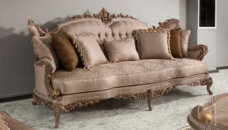 Asya Klasik Üçlü Koltuk - 1