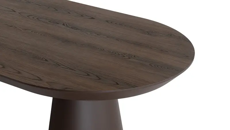 Table Ovale Extensible en Noyer Barlas - 6