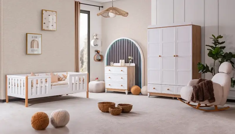 Beril Chambre D'enfants Oak - 1
