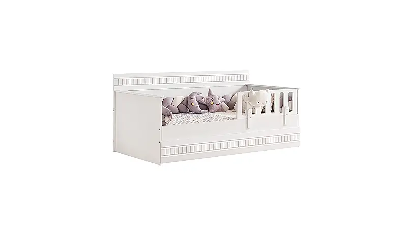 Chambre Enfant Montessori Bernas Blanc - 3