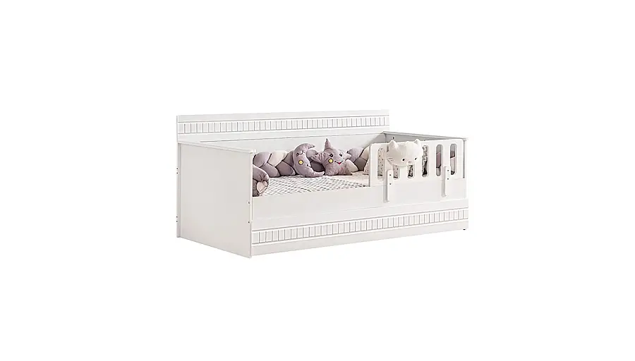 Chambre Enfant Montessori Bernas Blanc - 3