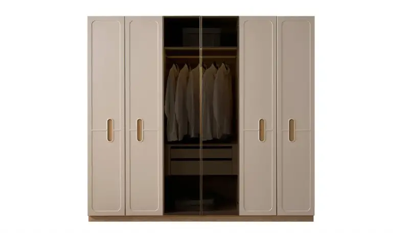 Beste Armoire moderne (4 portes peintes + 2 portes vitrées)