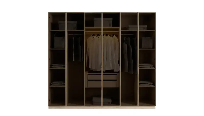 Beste Armoire moderne (6 portes vitrées)