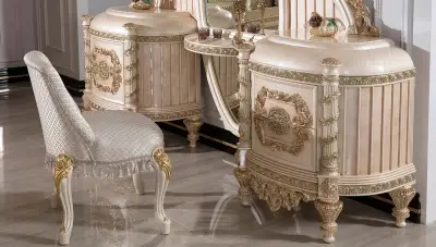 Beyazıt Krem Klasik Yatak Odası - 6