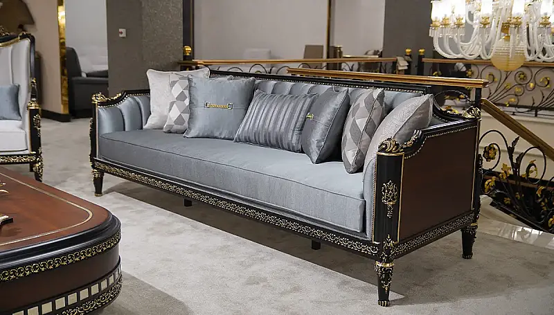 Canapé Chesterfield Classique Noyer Destina