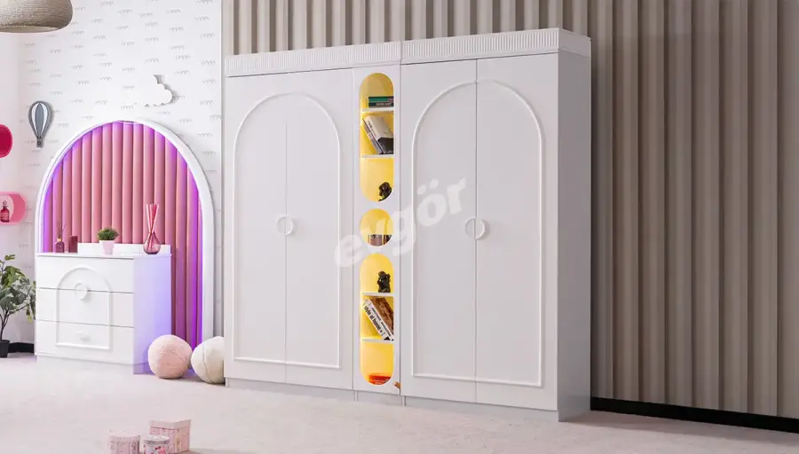 Ayda Chambre De Bébé Avec Moustiquaire - 3