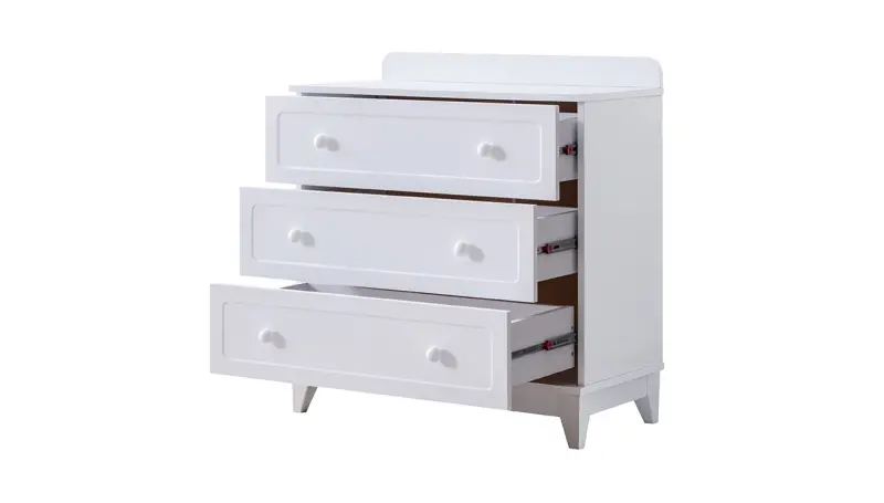 Beril Chambre D'enfant Blanche Avec Moustiquaire - 2