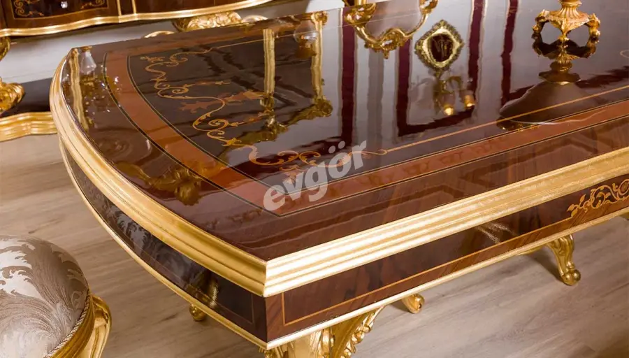 Cihangir Ceviz Klasik Yemek Odası - 3