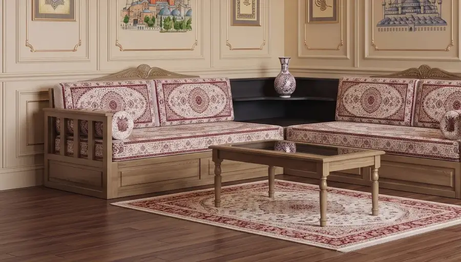 Coin Oriental en Bois Karatay - 4