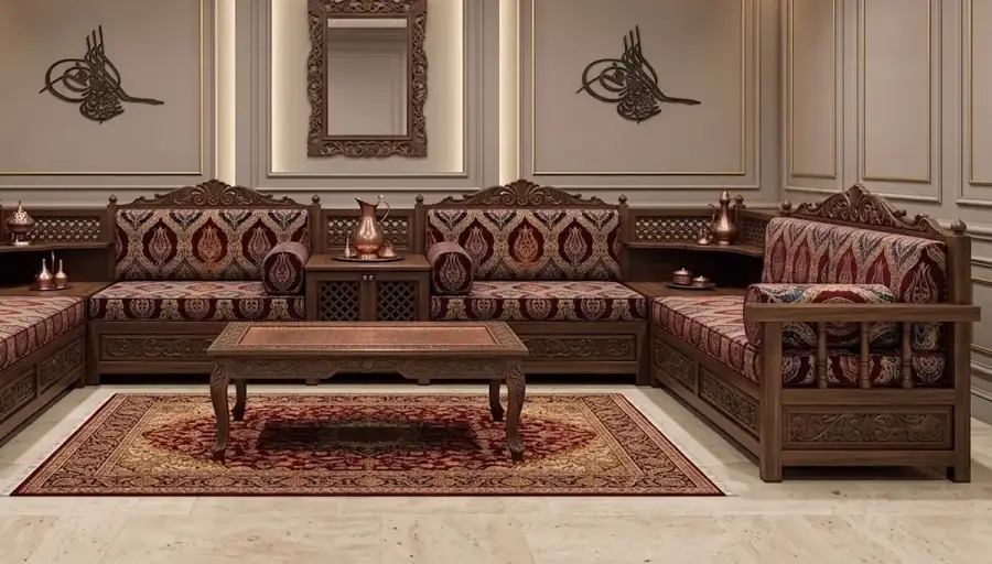 Coin Oriental en Bois Payitaht - 4
