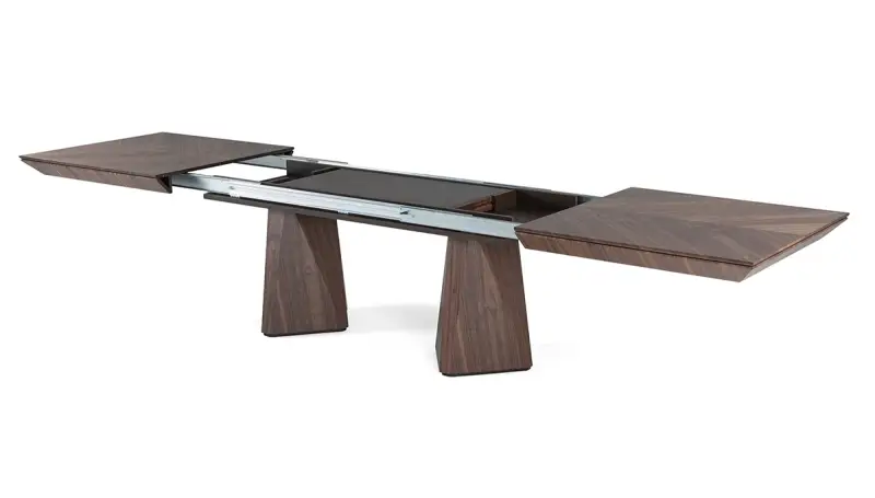 Table Extensible Plaquée Noyer Deymond - 2