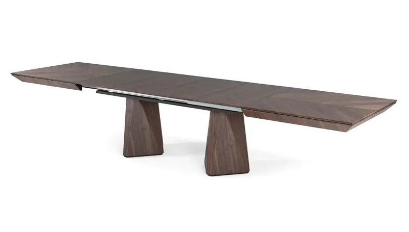 Table Extensible Plaquée Noyer Deymond - 3