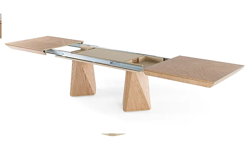 Table Extensible Plaquée Noyer Deymond - 8