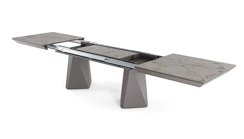 Table Extensible Plaquée Noyer Deymond - 12