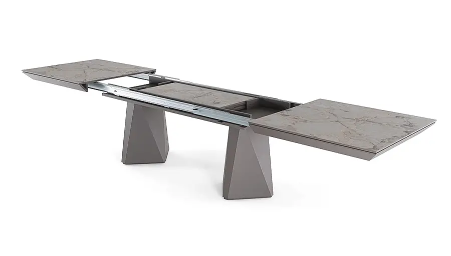 Table Extensible Plaquée Noyer Deymond - 12