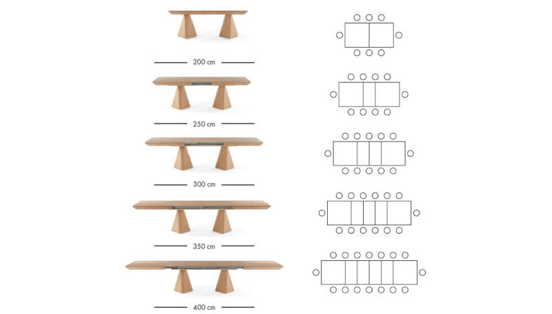 Table Extensible Plaquée Noyer Deymond - 6