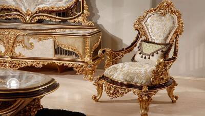 Dilruba Varaklı Klasik Tekli Koltuk