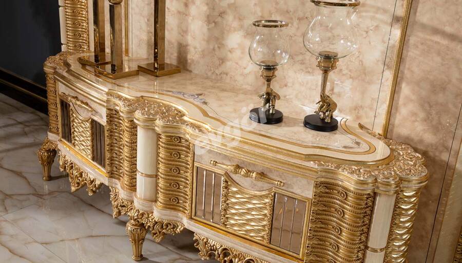 Dolmabahçe Krem Avangarde TV Sehpası - 1