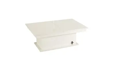 Ellay Beyaz Orta Sehpa - 1