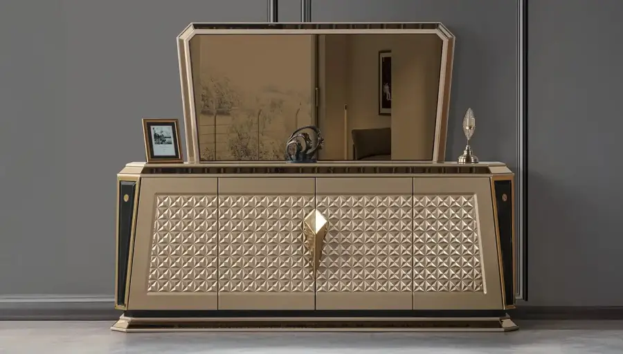 Buffet de Luxe Elmas + Miroir - 1