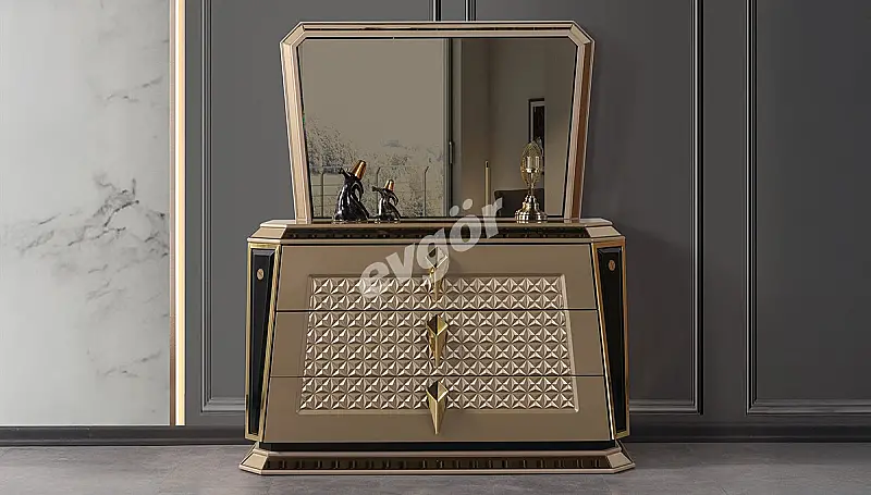 Commode de Luxe Elmas + Miroir