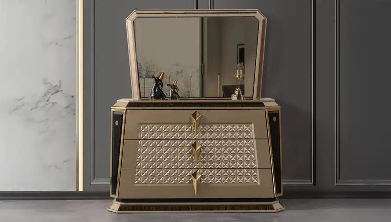 Commode de Luxe Elmas + Miroir