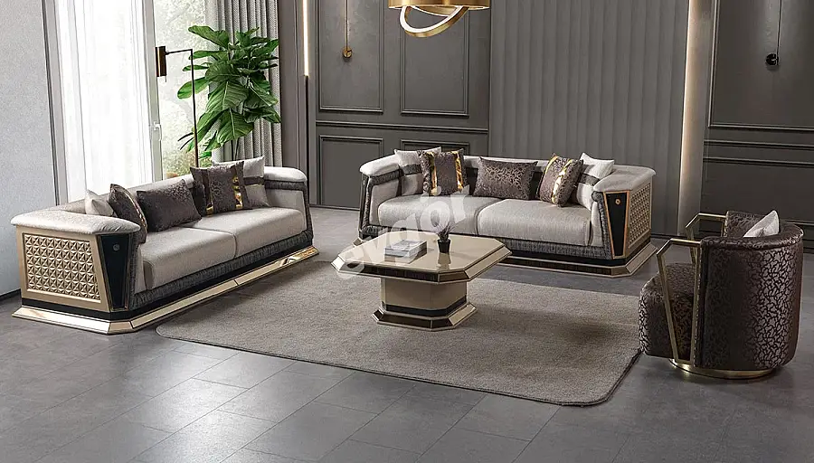 Ensemble Canapé Luxe Elmas - 1