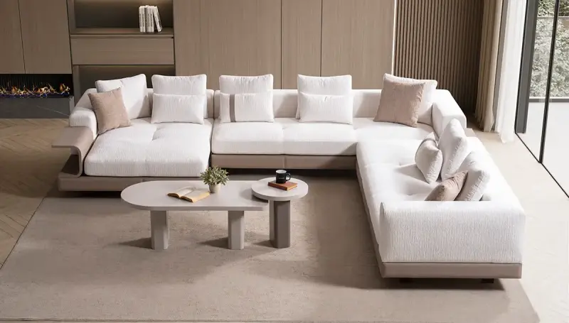 Ensemble d'Angle Moderne Aurelia