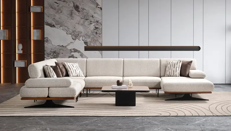 Ensemble d'Angle Moderne Sartoni