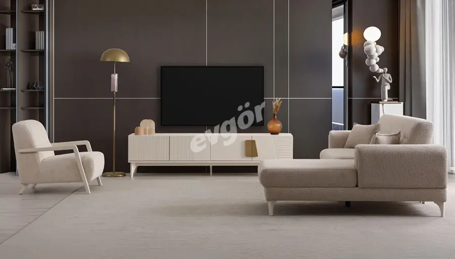 Ensemble d'Angle Moderne Solena - 2
