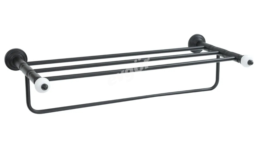 Fantasia Köşesiz Mat Siyah Havlu Bar