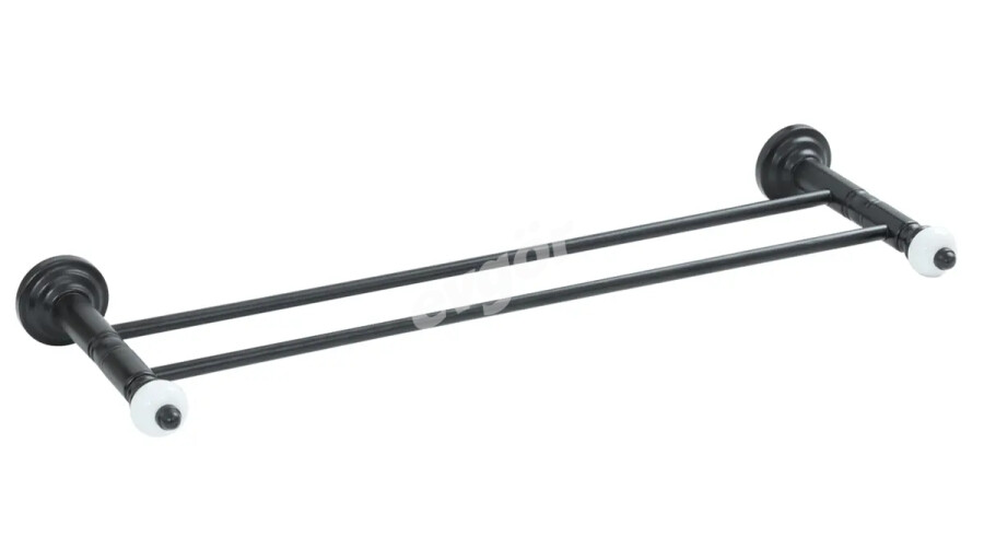 Fantasia Mat Siyah İkili Havlu Bar