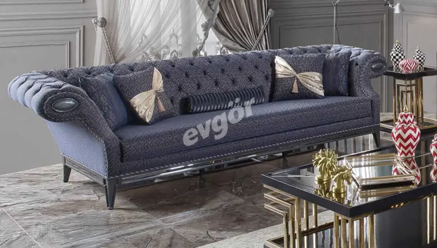 Florina Chester Üçlü Koltuk - 1