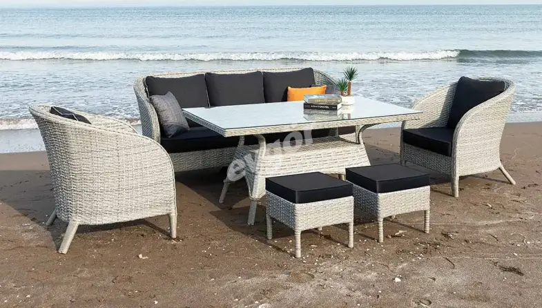 Frida Bambu Oturma Grubu - 1