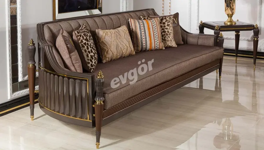 Aleste Lüks Üçlü Koltuk - 1