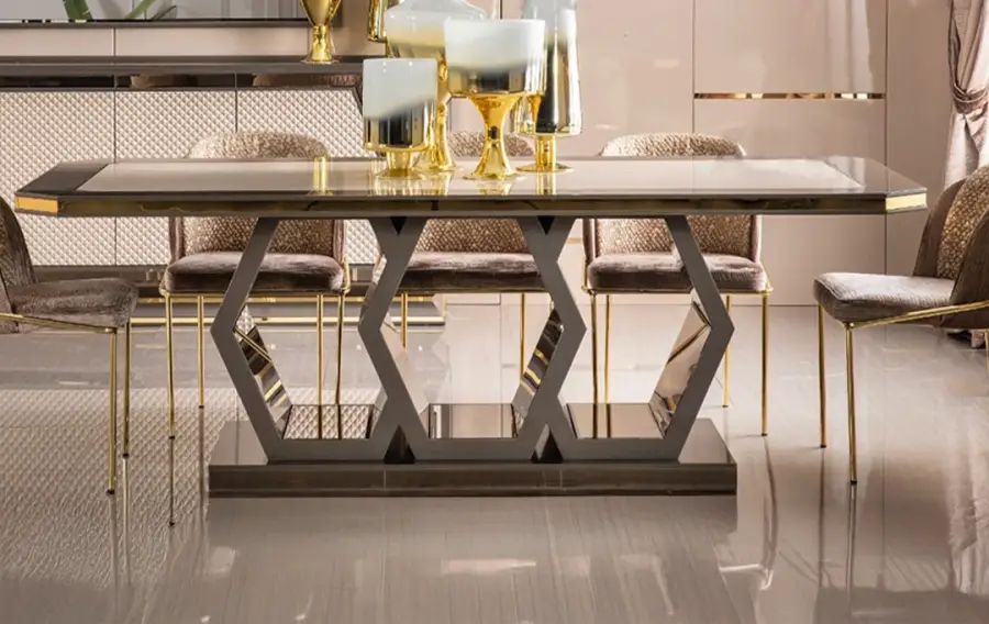 Gudnes Metal Yemek Masası - 1