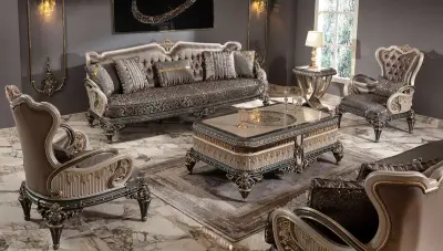 Hanzade Klasik Koltuk Takımı - 1