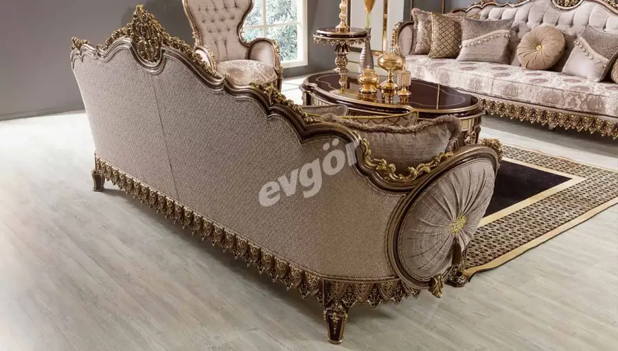 Haseki Ceviz Klasik Koltuk Takımı - 3