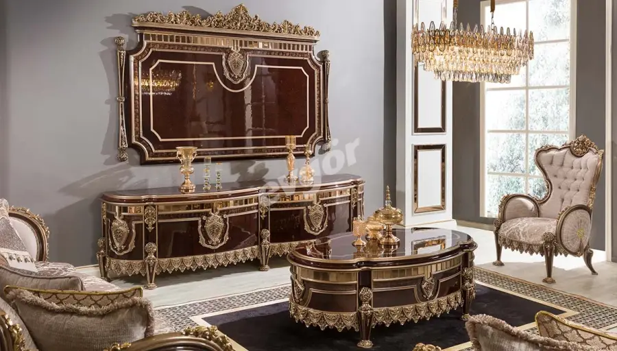 Haseki Ceviz Klasik Koltuk Takımı - 6