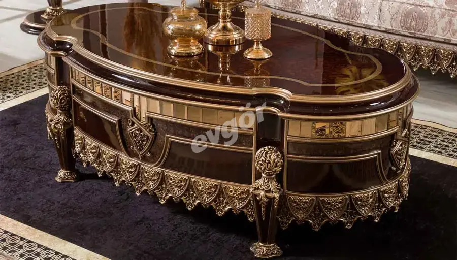 Haseki Ceviz Klasik Orta Sehpa - 1