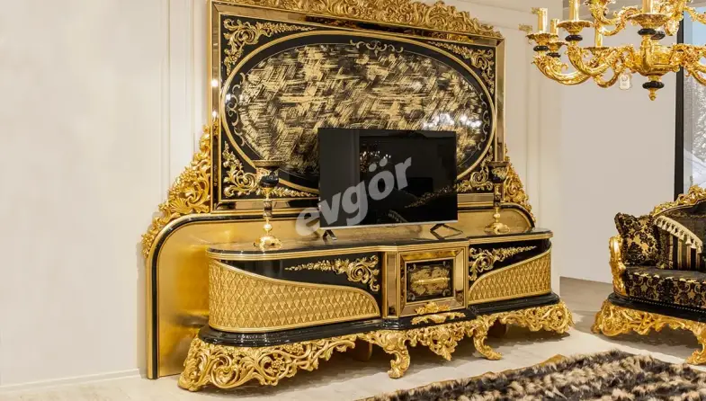 Hazar Siyah Klasik Koltuk Takımı - 9