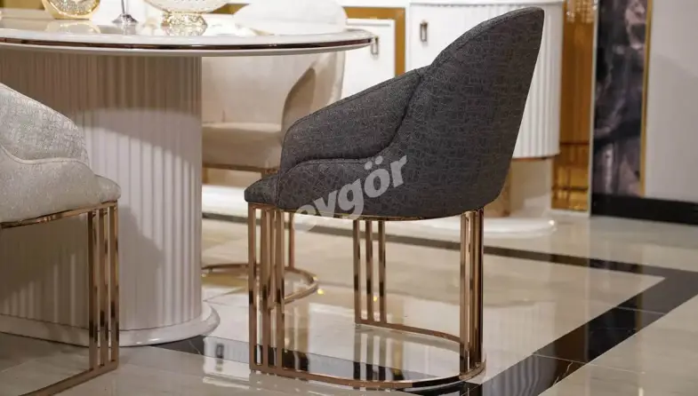 Helena Lüks Gri Sandalye - 1