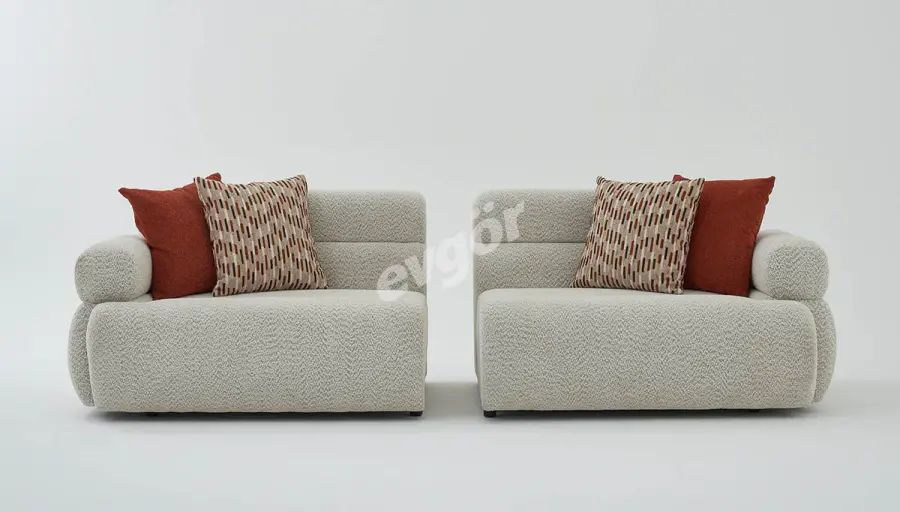 Hüma Modern Üçlü Koltuk - 3