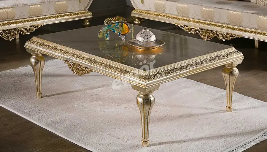 Hümayun Krem Avangarde Orta Sehpa - 1