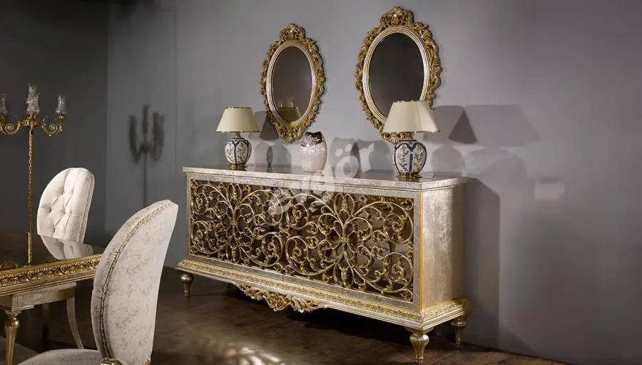 Hümayun Krem Avangarde Yemek Odası - 4