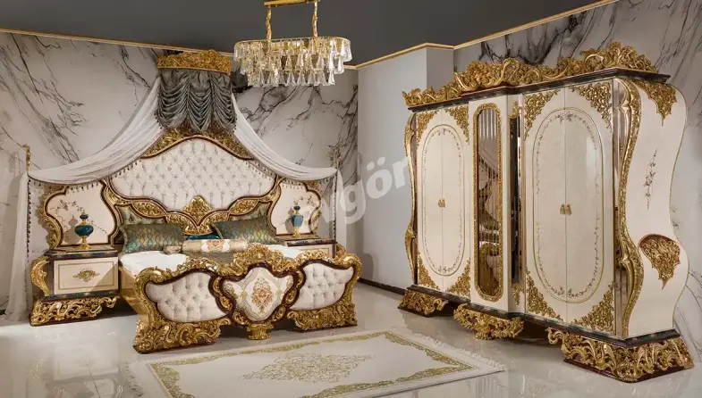 Hümeyra Varaklı Klasik Yatak Odası - 1